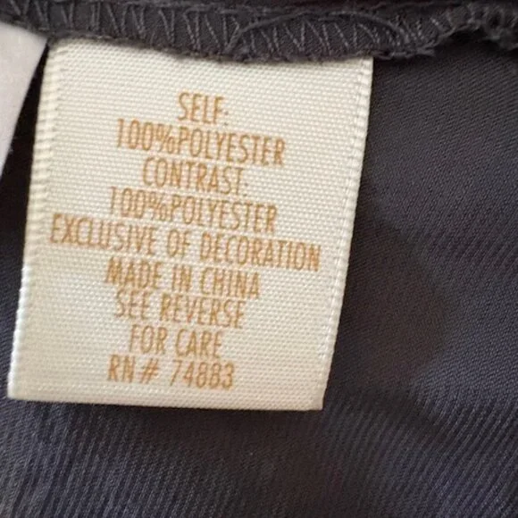 Adiva Women's Sleeveless Charcoal Gray Blouse - PL - Picture 5 of 5